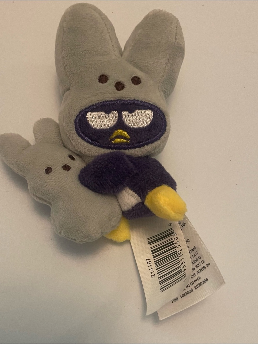 Hello Kitty Sanrio Badtz-maru x Peeps plush Mini character Bunny Penguin